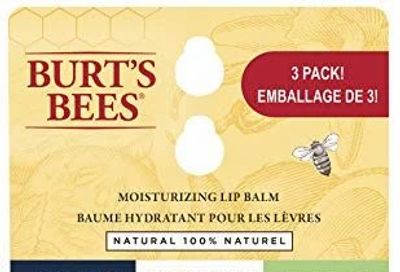 Amazon.ca: Burt's Bees Pack of 3 - Assorted Flavours $6.37 or $6.05 w/S&S (Amazon Business)