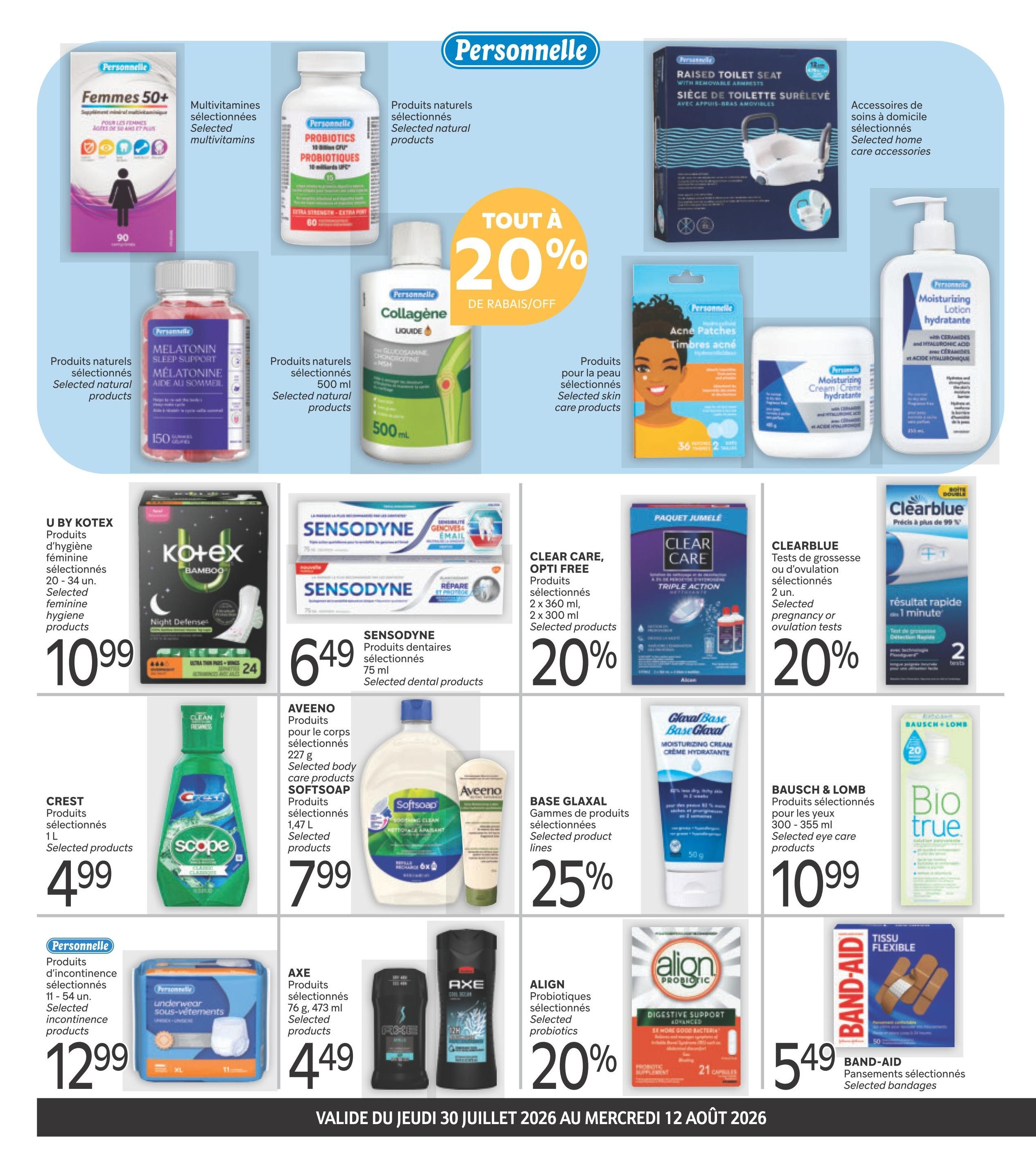 Brunet Clinique Flyer July 30 to August 12