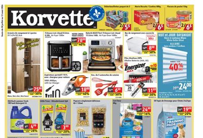Korvette Flyer July 30 to August 12