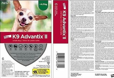 Amazon.ca: K9 Advantix II Flea and Tick Treatment for Small Dogs weighing less than 4.5 kg -6 doses @ $34.99 (coupon S&S ymmv)