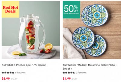 Kitchen Stuff Plus Canada: Red Hot Deals + Back To School Sale + Summer Clearance up to 60% Off