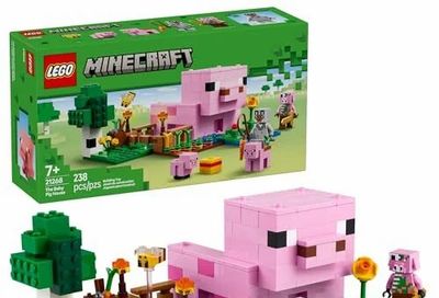 Amazon.ca: LEGO Minecraft The Baby Pig House - $18