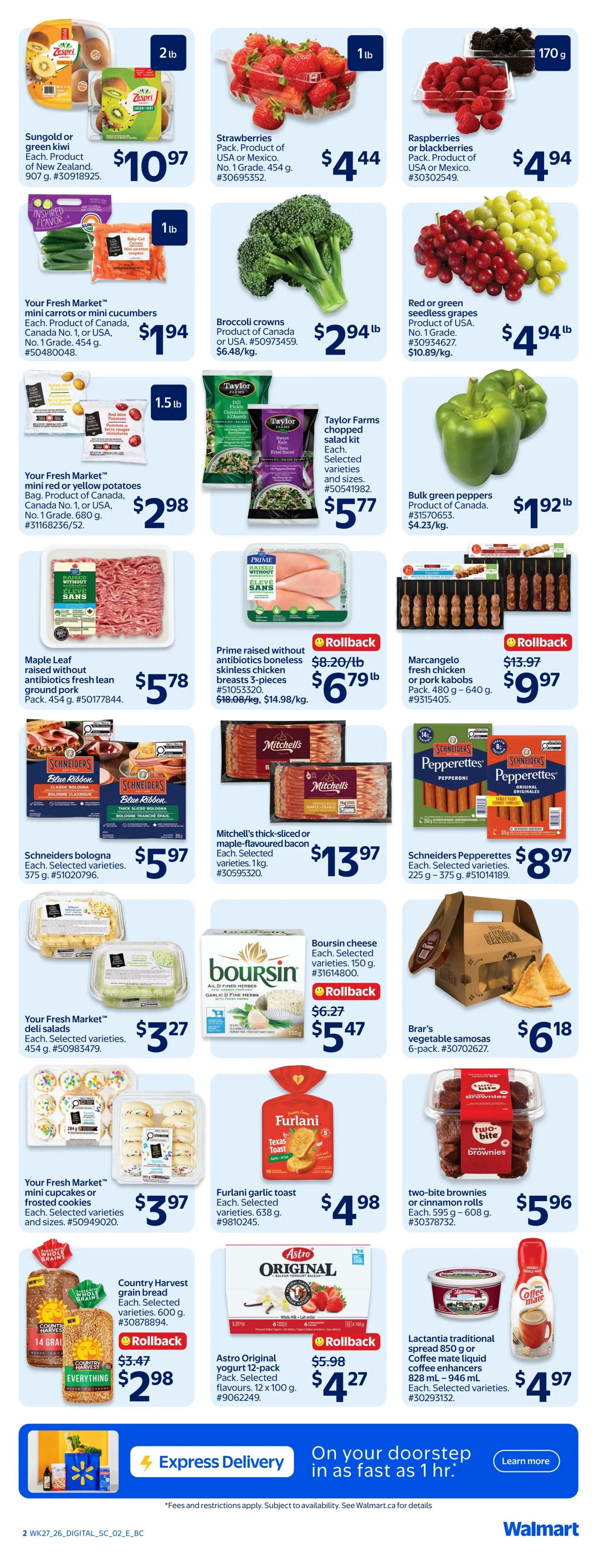 Walmart (West) Flyer July 30 to August 5
