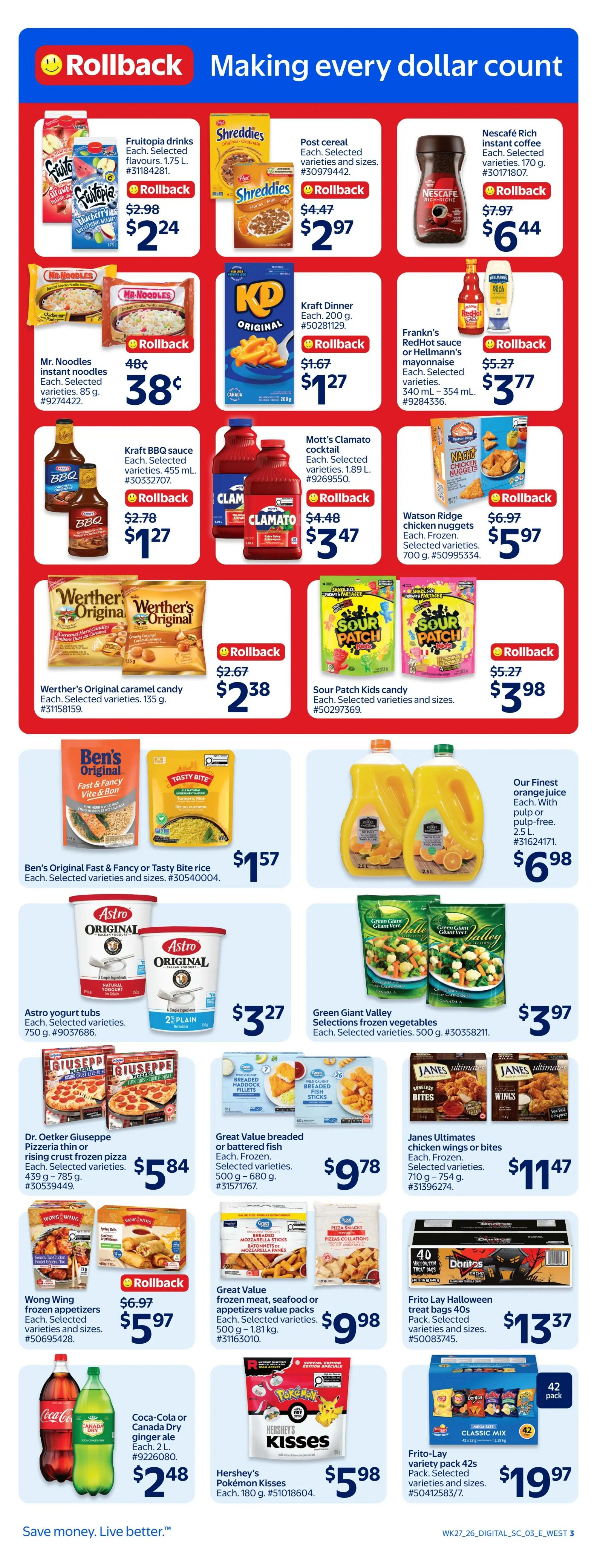 Walmart (West) Flyer July 30 to August 5