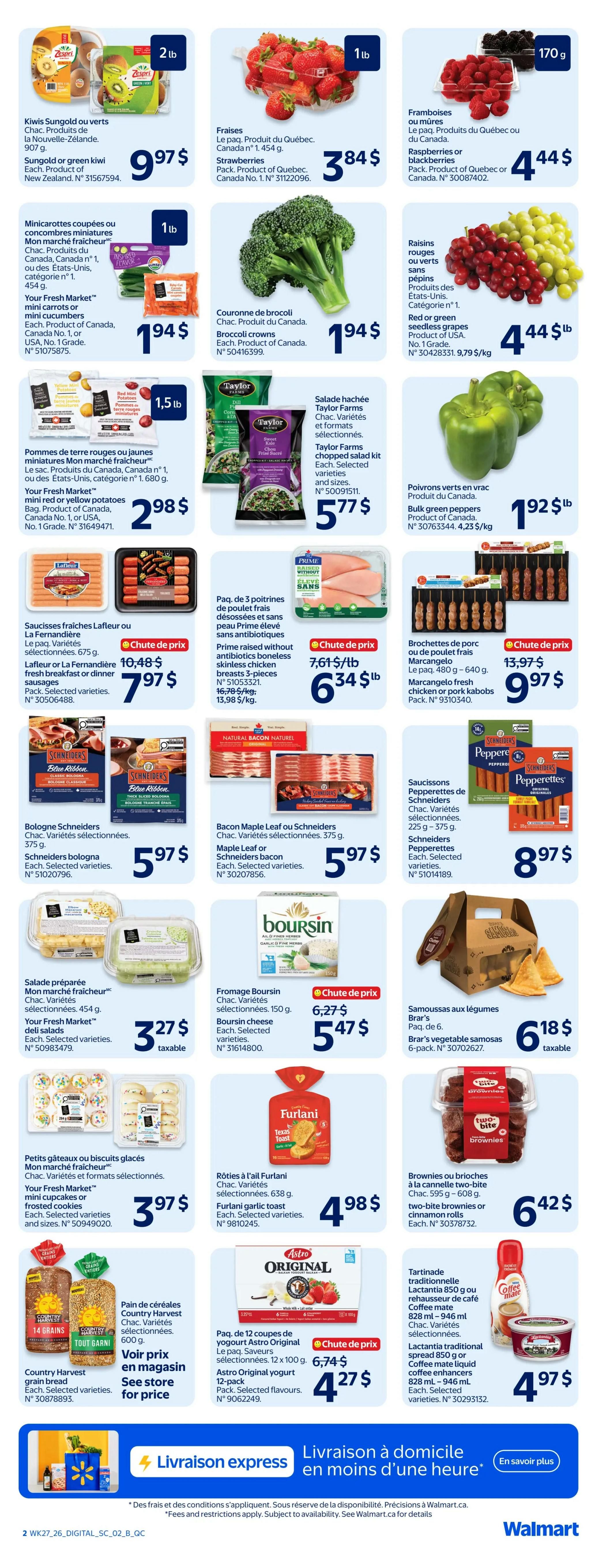Walmart (QC) Flyer July 30 to August 5