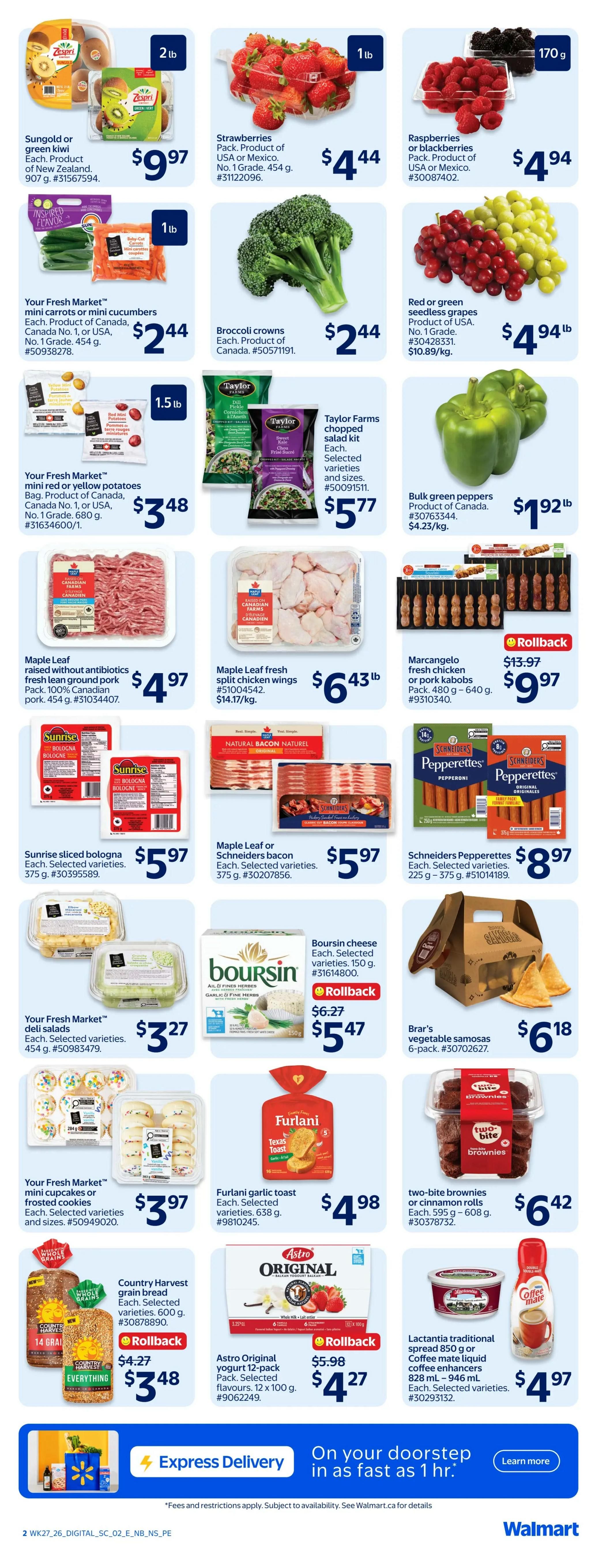 Walmart (Atlantic) Flyer July 30 to August 5
