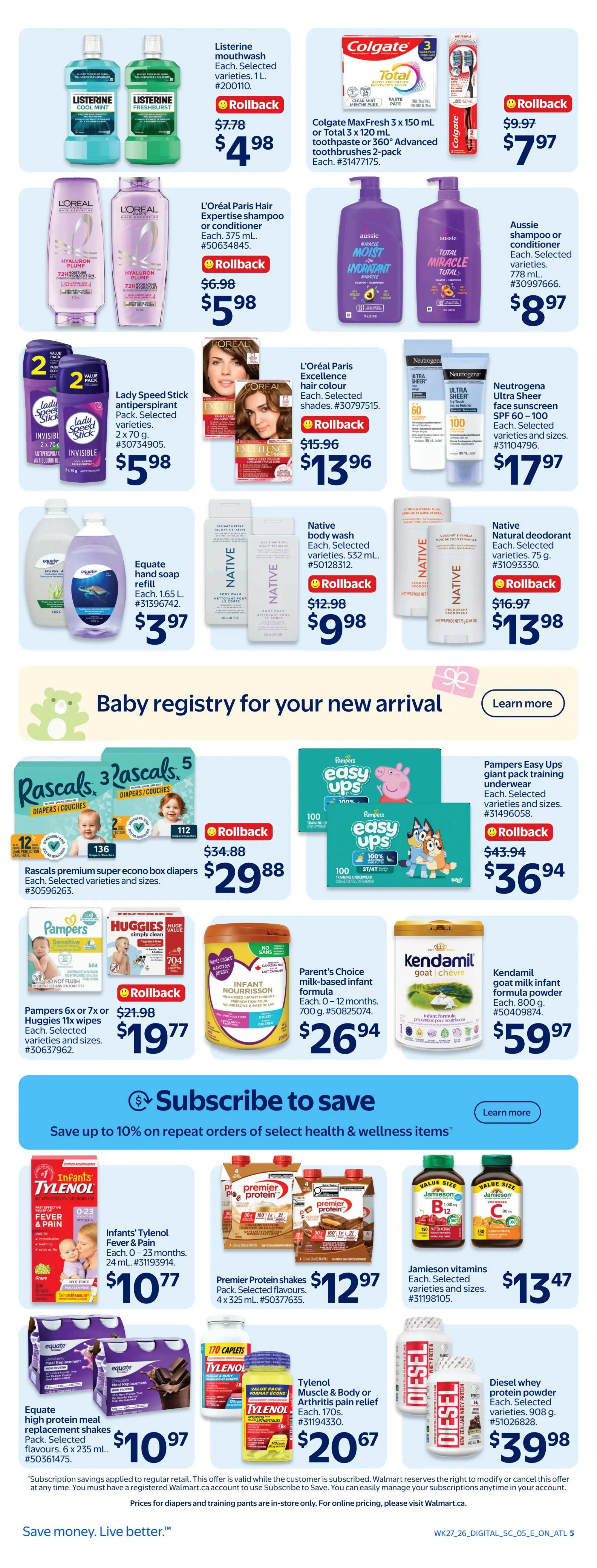 Walmart (Atlantic) Flyer July 30 to August 5