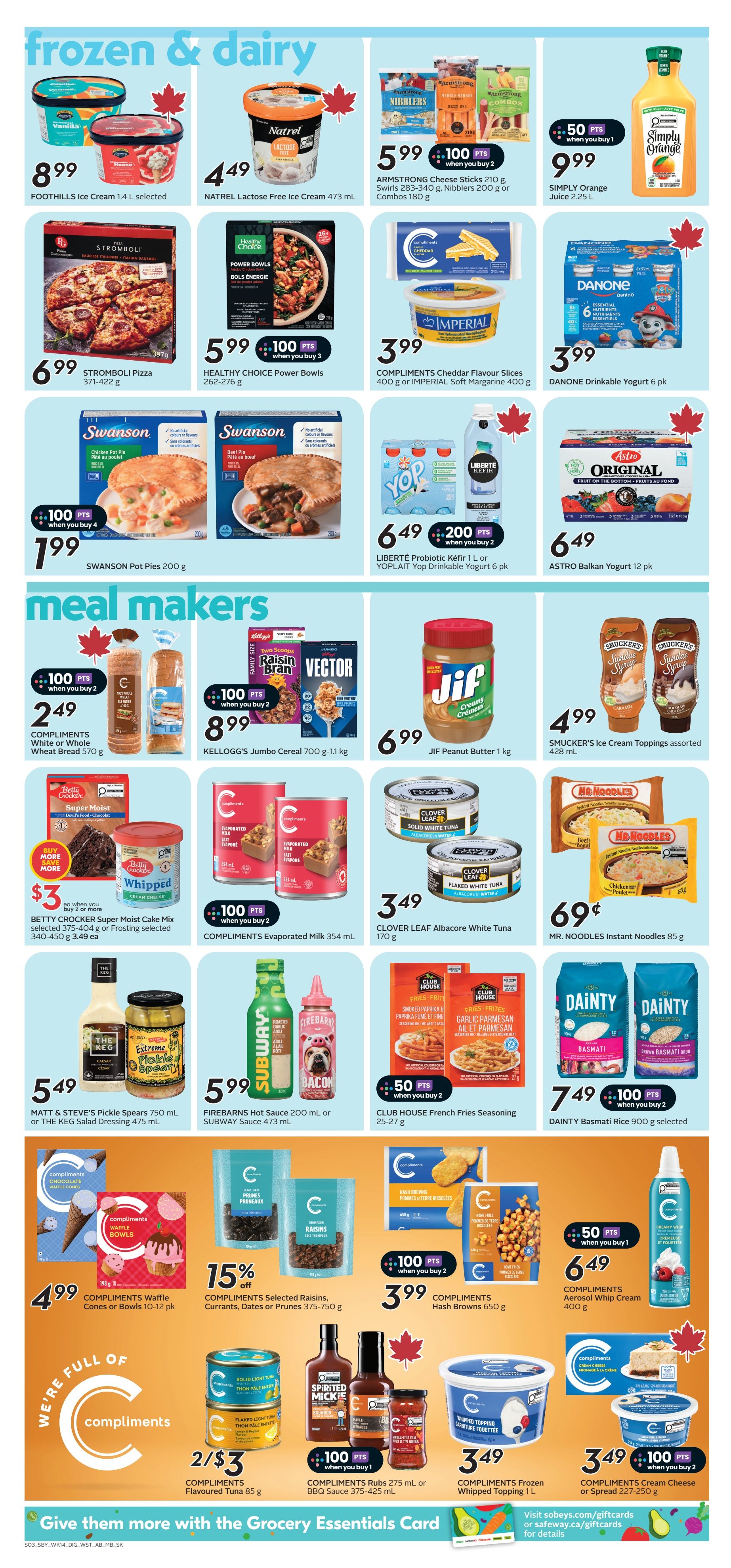 Sobeys/Safeway (SK & MB) Flyer July 30 to August 5