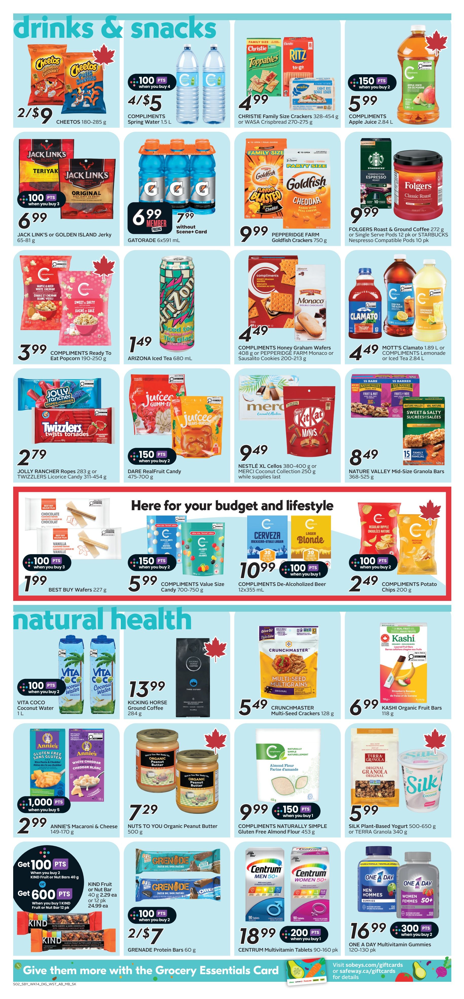 Sobeys/Safeway (SK & MB) Flyer July 30 to August 5