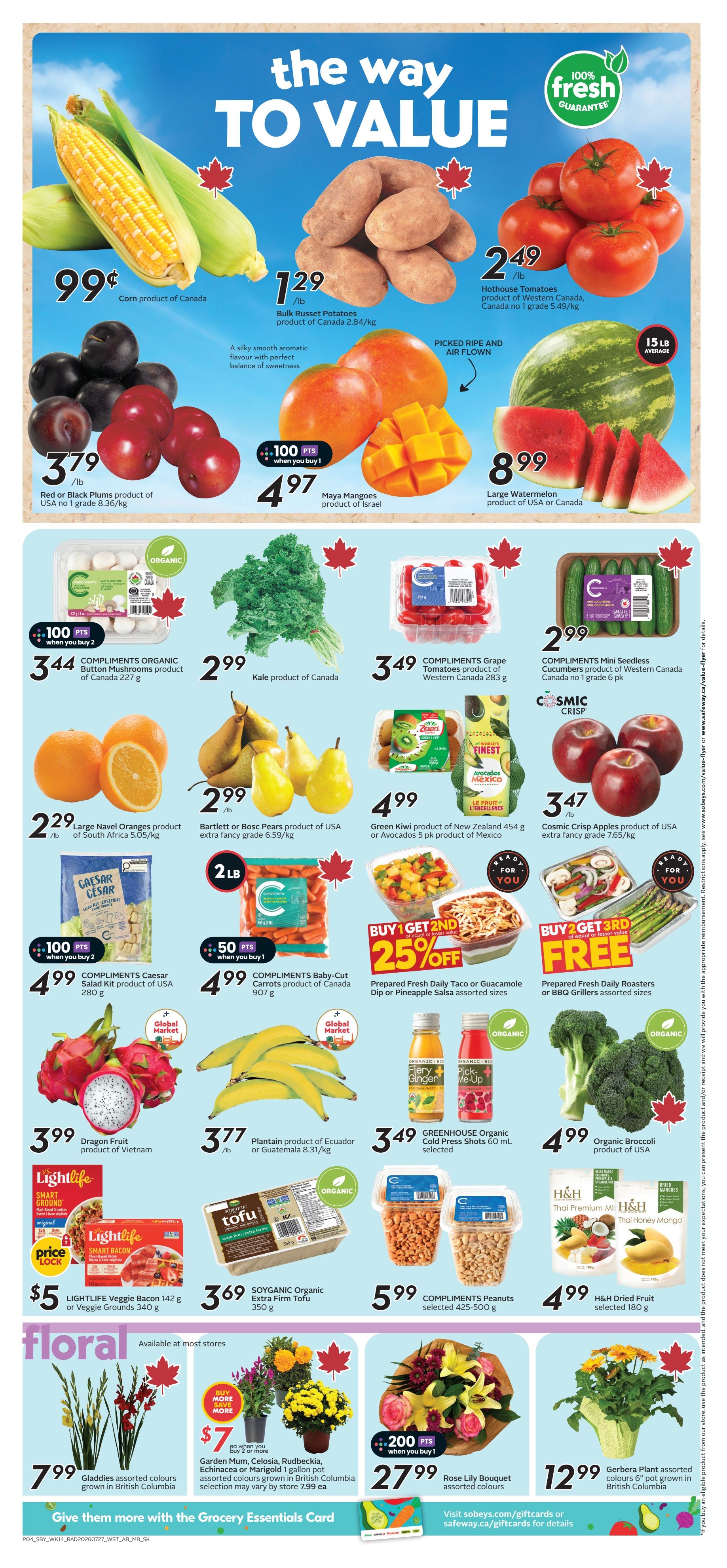 Sobeys/Safeway (AB) Flyer July 30 to August 5