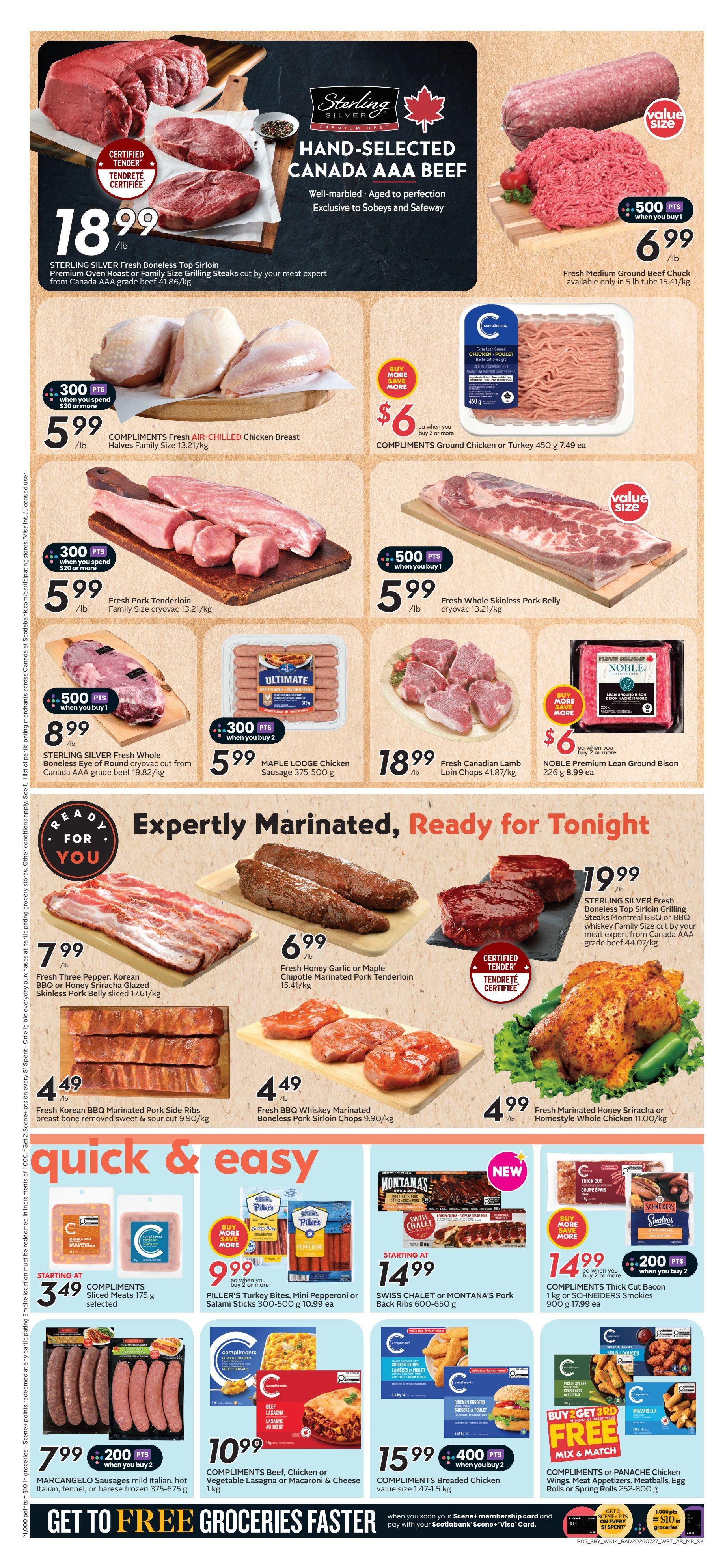Sobeys/Safeway (AB) Flyer July 30 to August 5