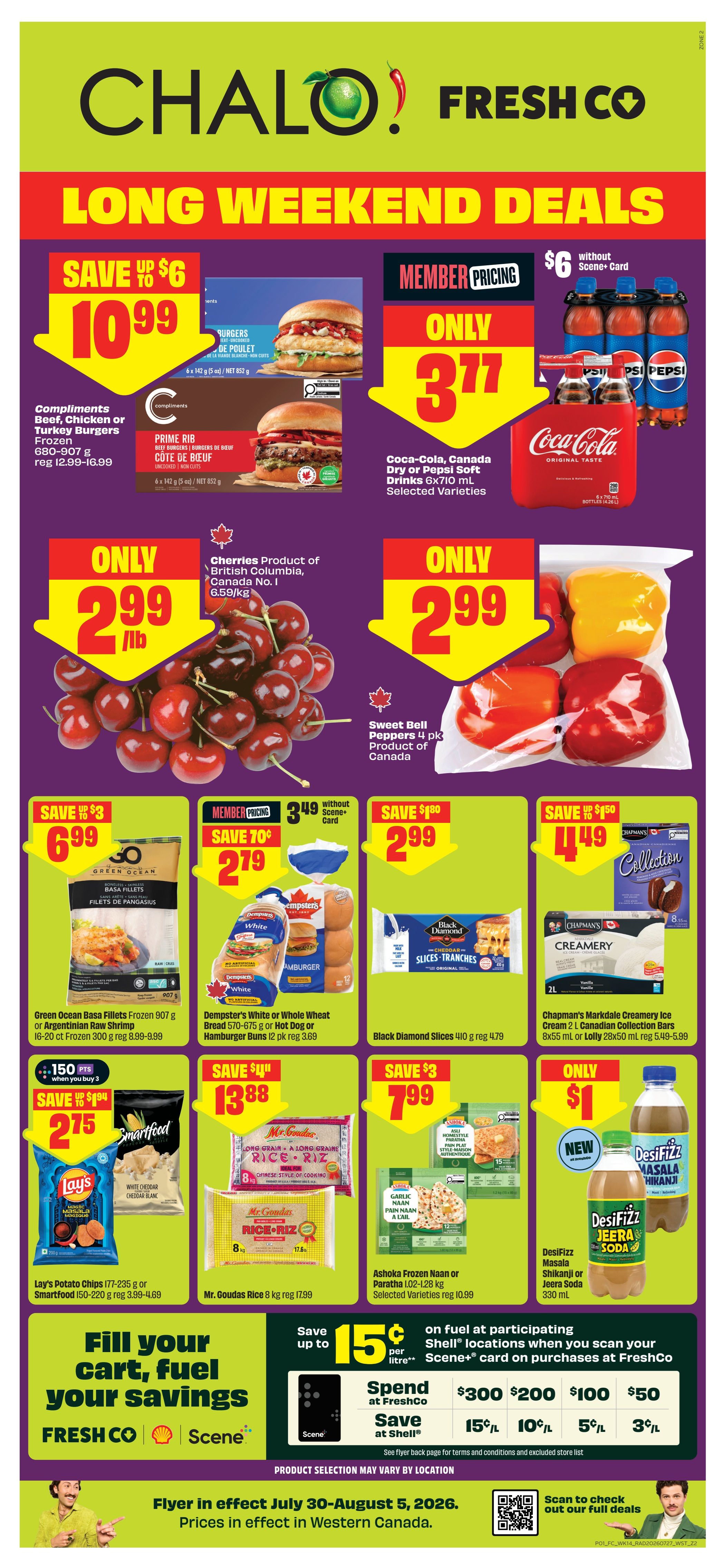 Chalo! FreshCo (West) Flyer July 30 to August 5
