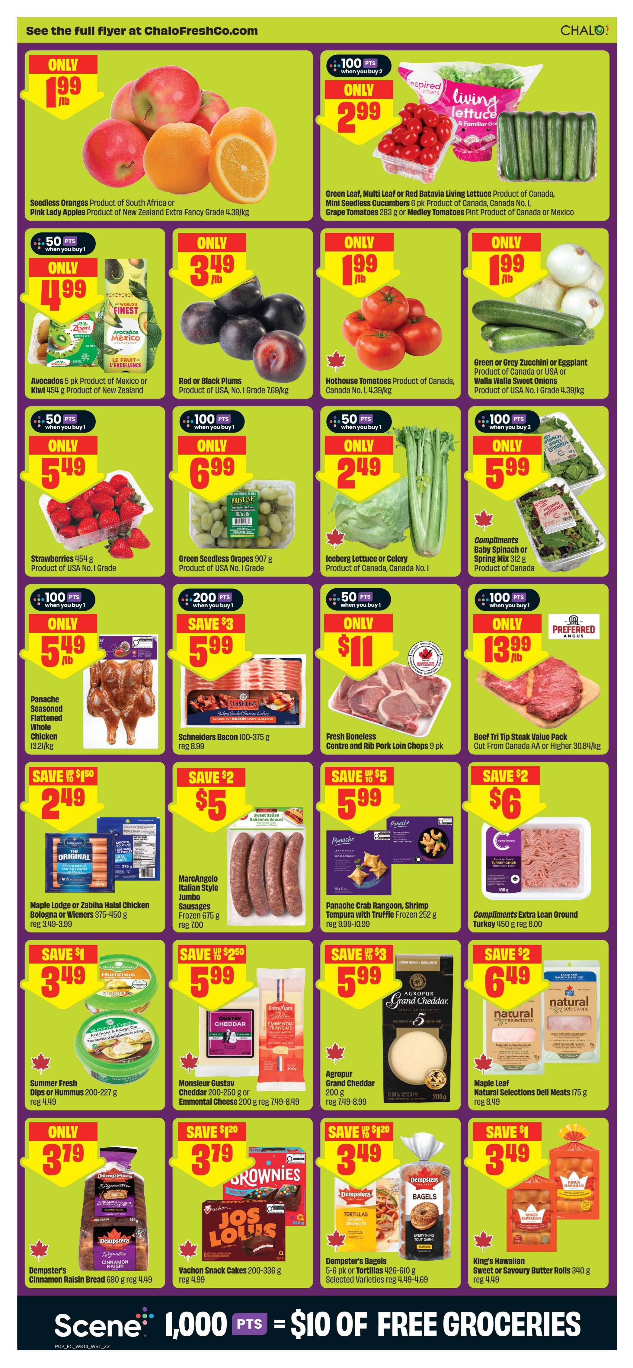 Chalo! FreshCo (West) Flyer July 30 to August 5
