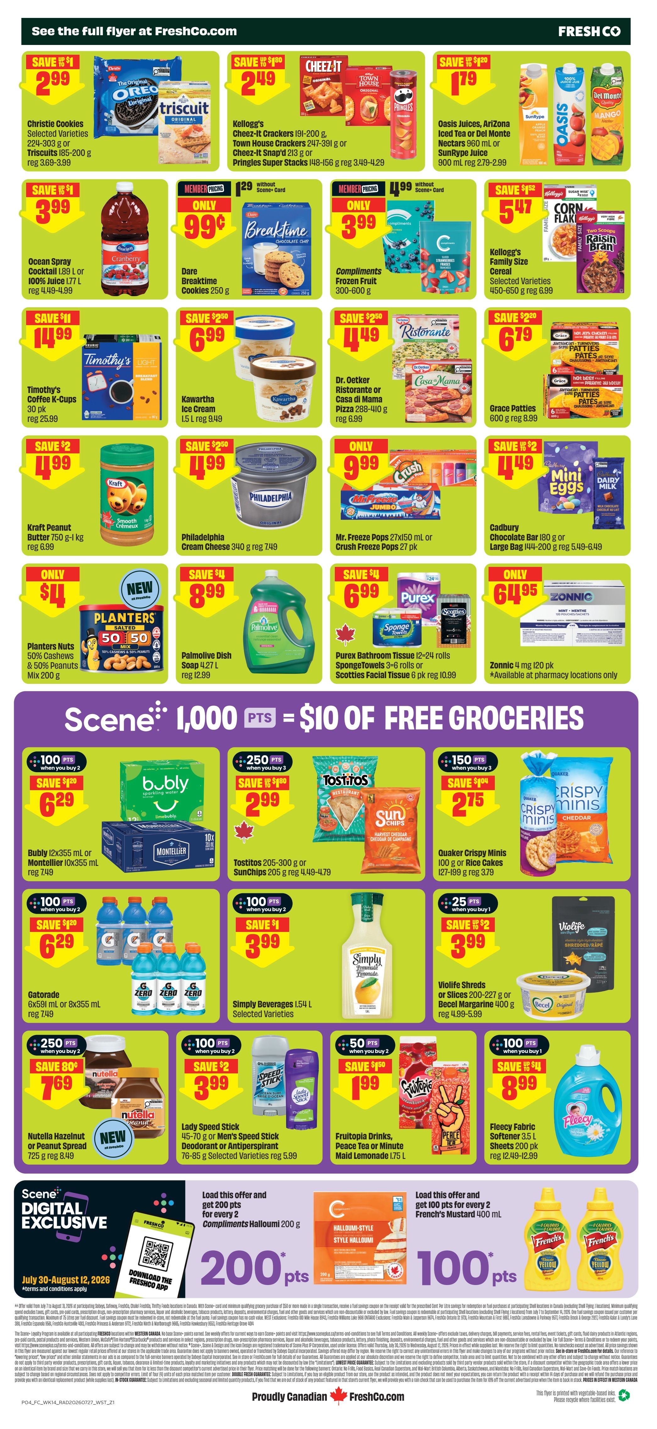 FreshCo (West) Flyer July 30 to August 5