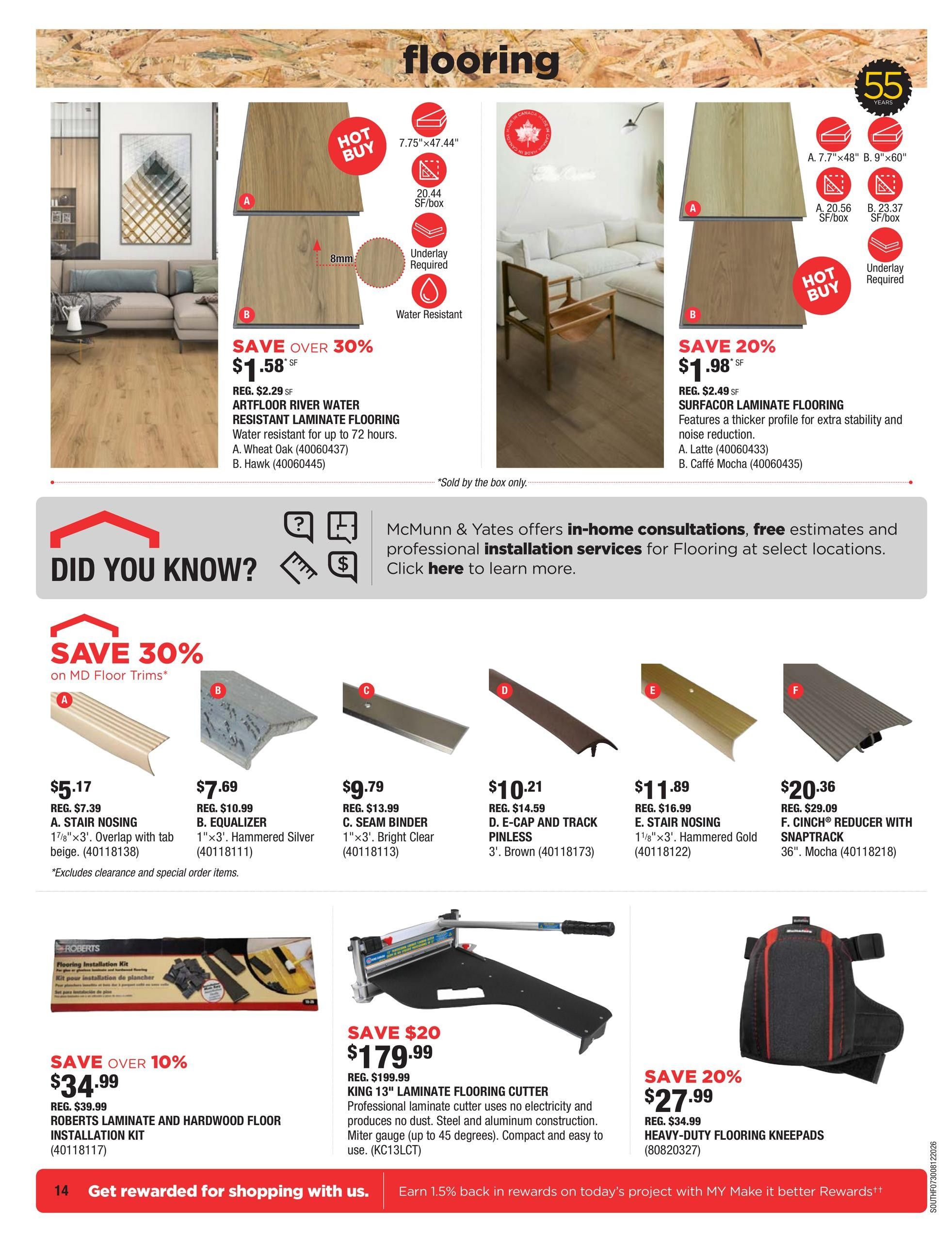 McMunn & Yates Building Supplies Flyer July 30 to August 12