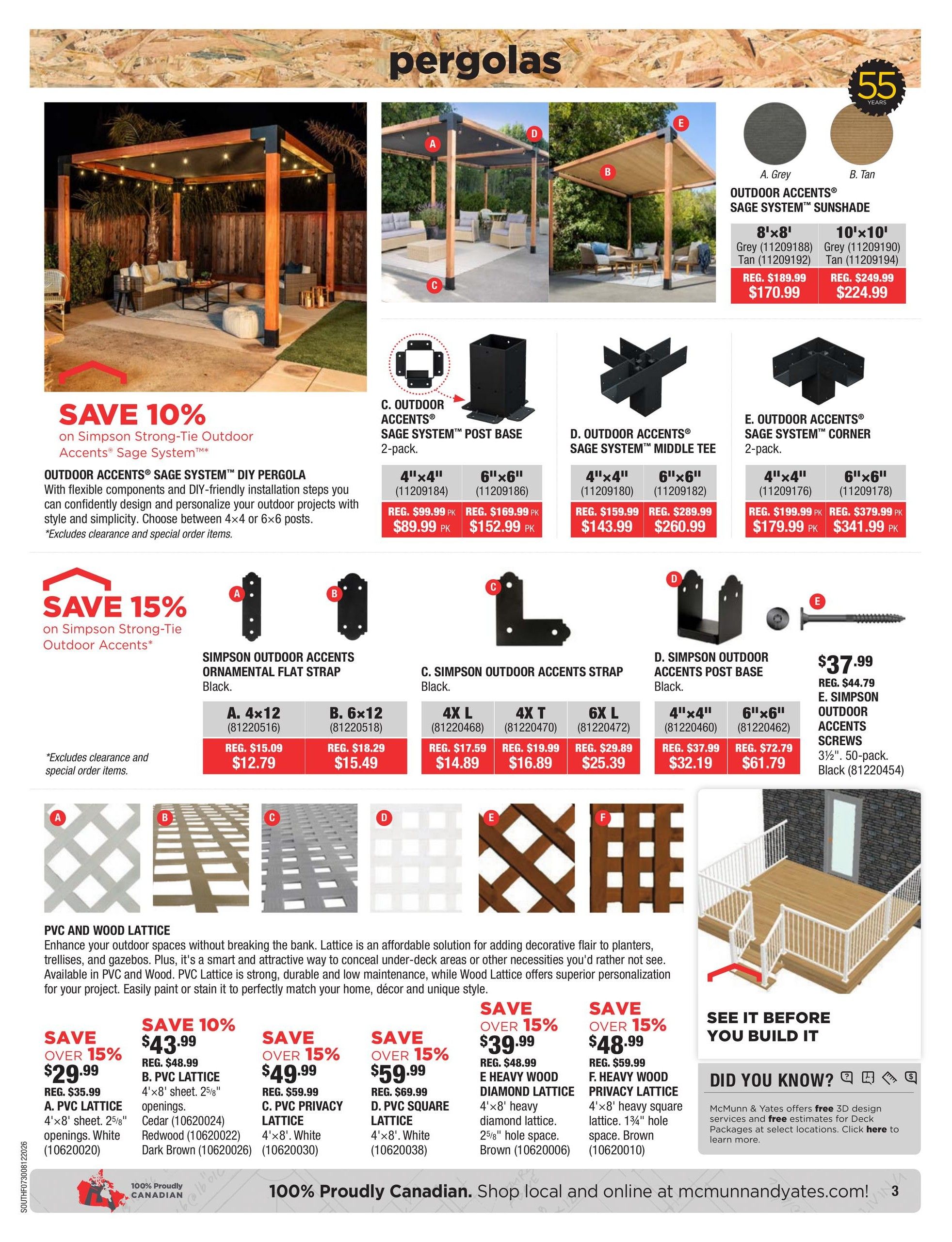 McMunn & Yates Building Supplies Flyer July 30 to August 12