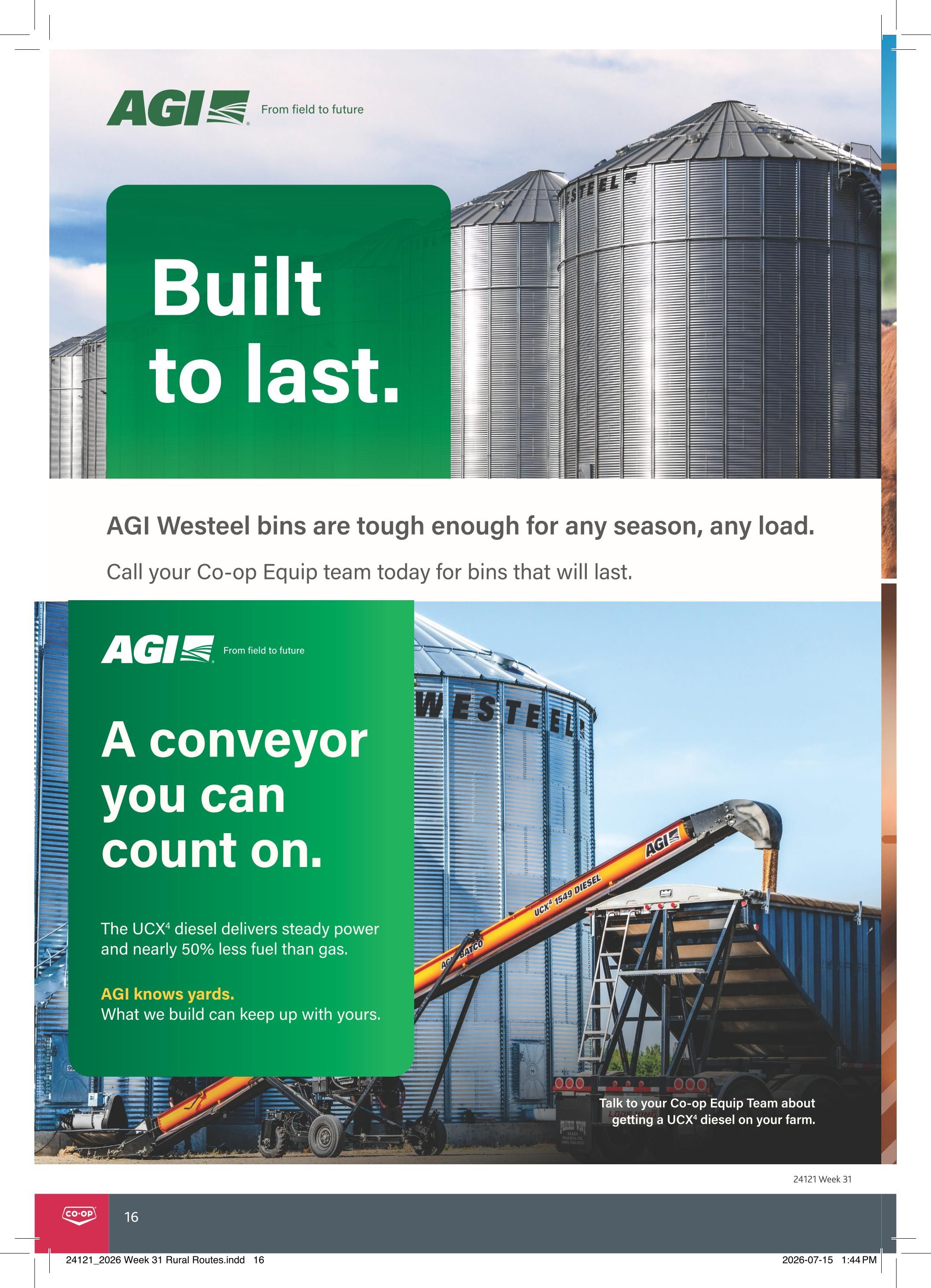 Co-op (West) Rural Routes Flyer July 30 to August 19