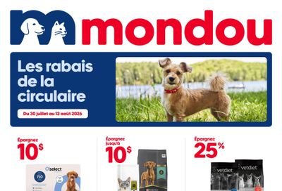 Mondou Flyer July 30 to August 12