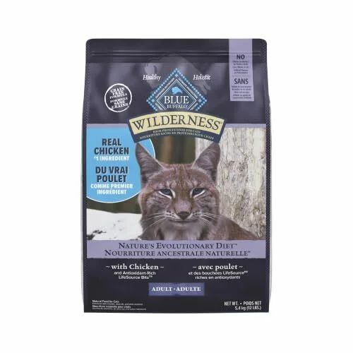 Amazon.ca: $32.19 Blue Buffalo Wilderness with Chicken Dry Food for Adult Cats Amazon.ca: $32.19 Blue Buffalo Wilderness with Chicken Dry Food for Adult Cats