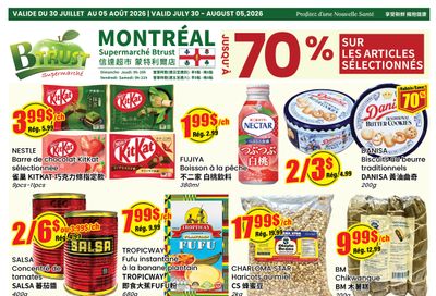 Btrust Supermarket (Montreal) Flyer July 30 to August 5