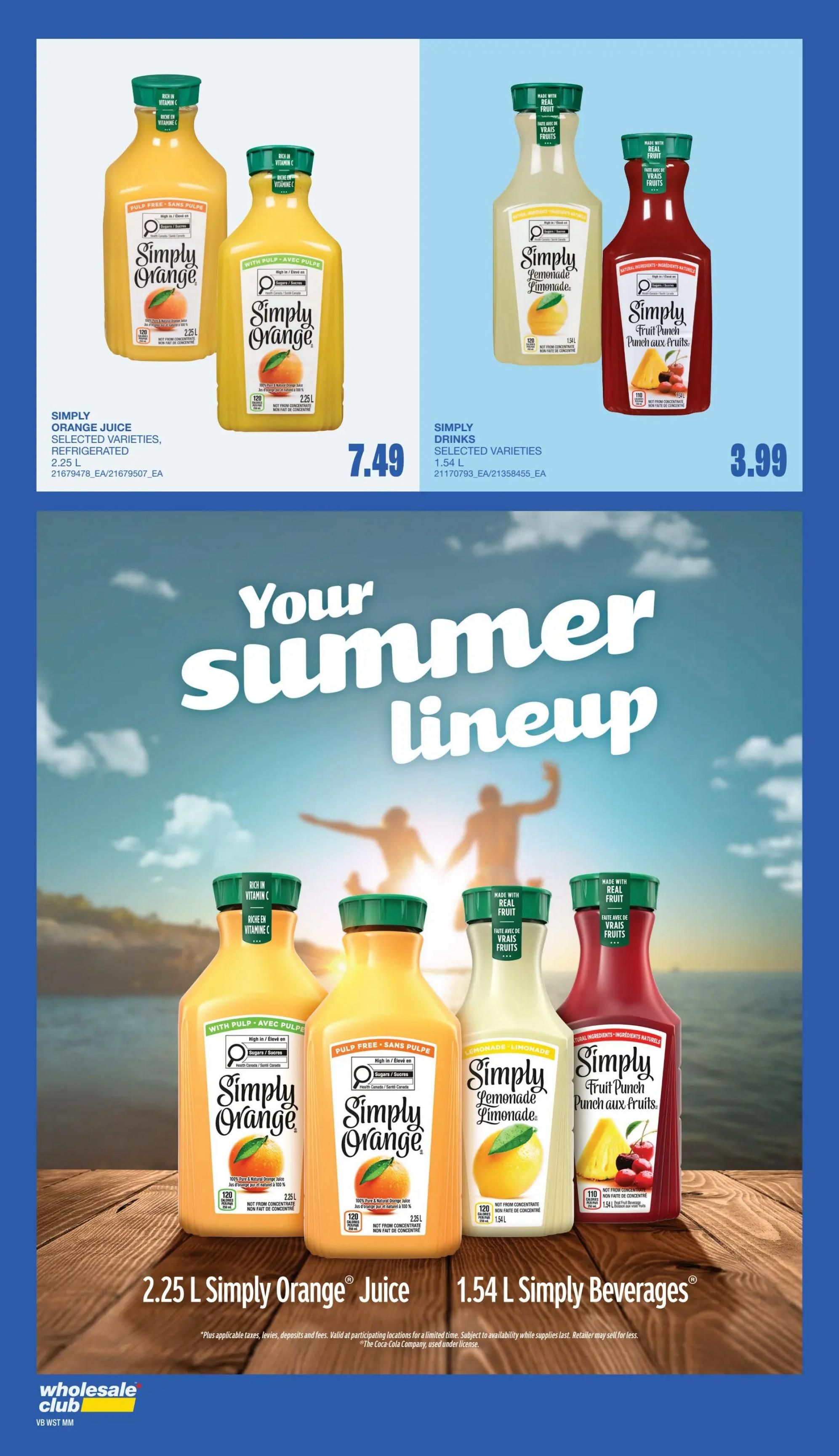 Wholesale Club (West) Flyer July 30 to August 5