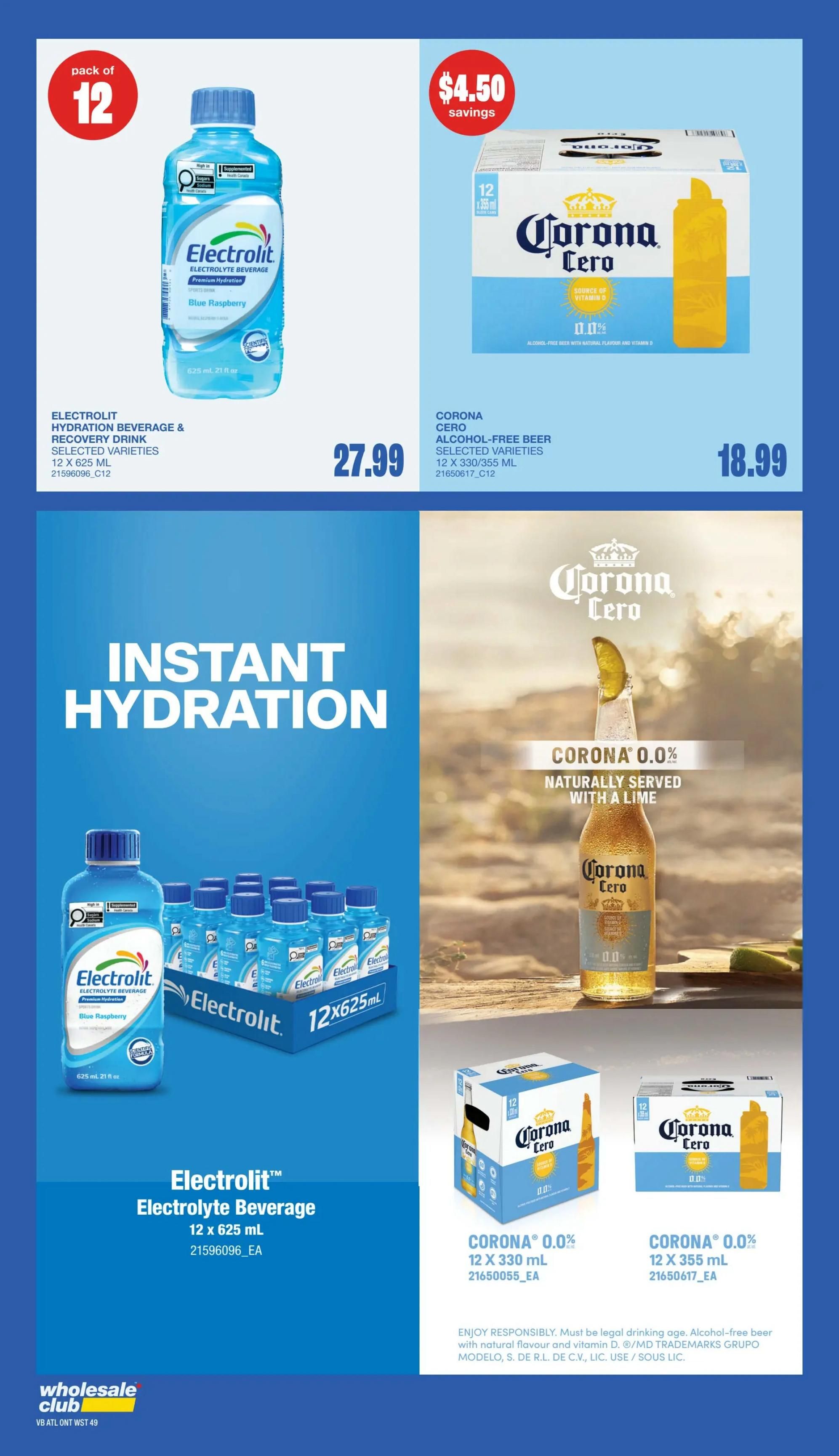 Wholesale Club (West) Flyer July 30 to August 5