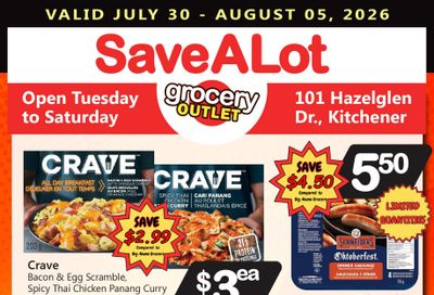 SaveALot Grocery Outlet Flyer July 30 to August 5