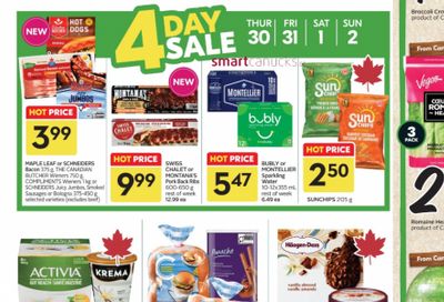 Sobeys Ontario: 4 Day Sale + Flyer Deals July 30th – August 5th