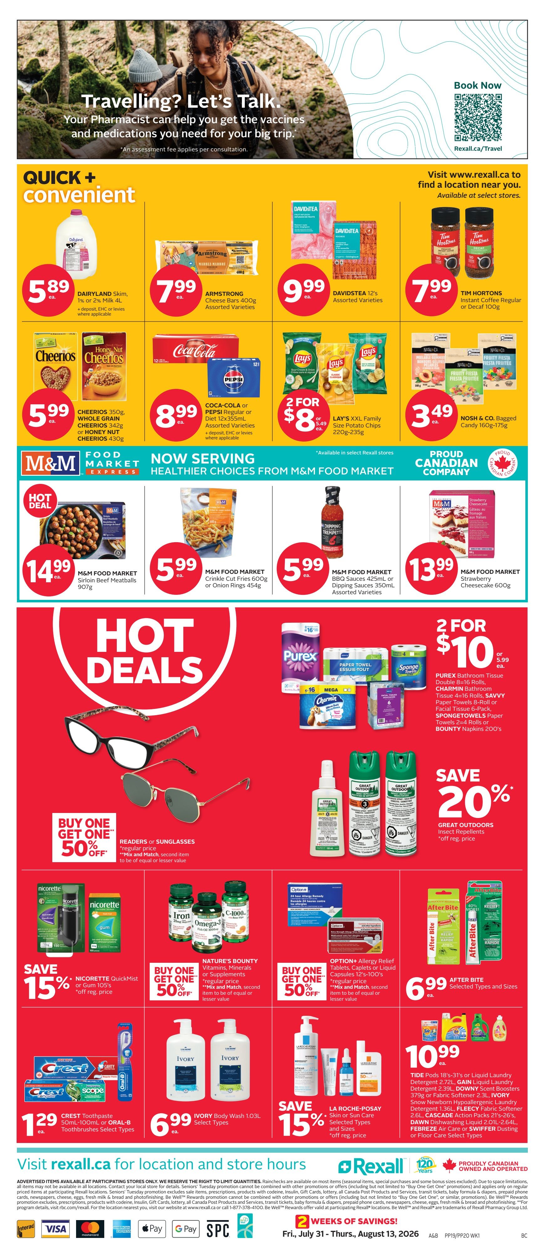 Rexall (BC) Flyer July 31 to August 13
