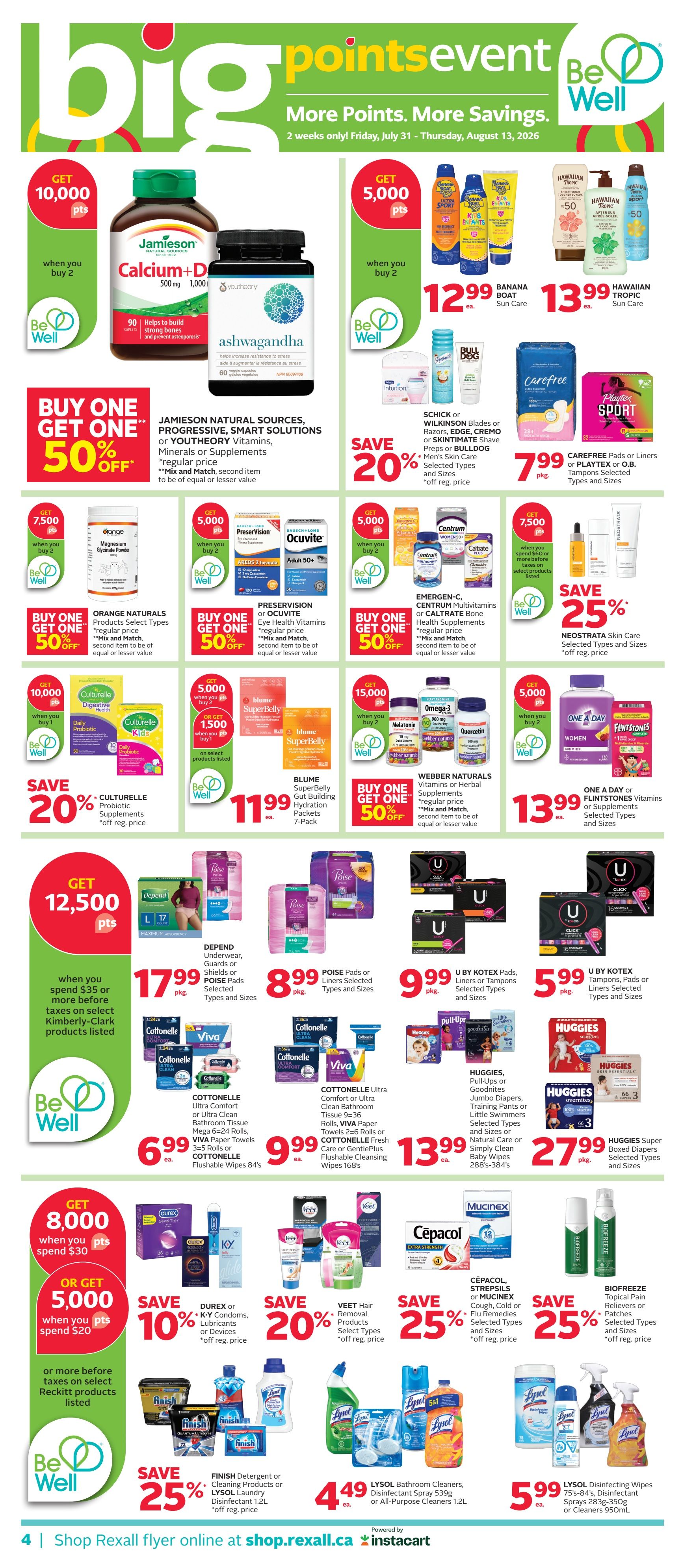 Rexall (ON) Flyer July 31 to August 13