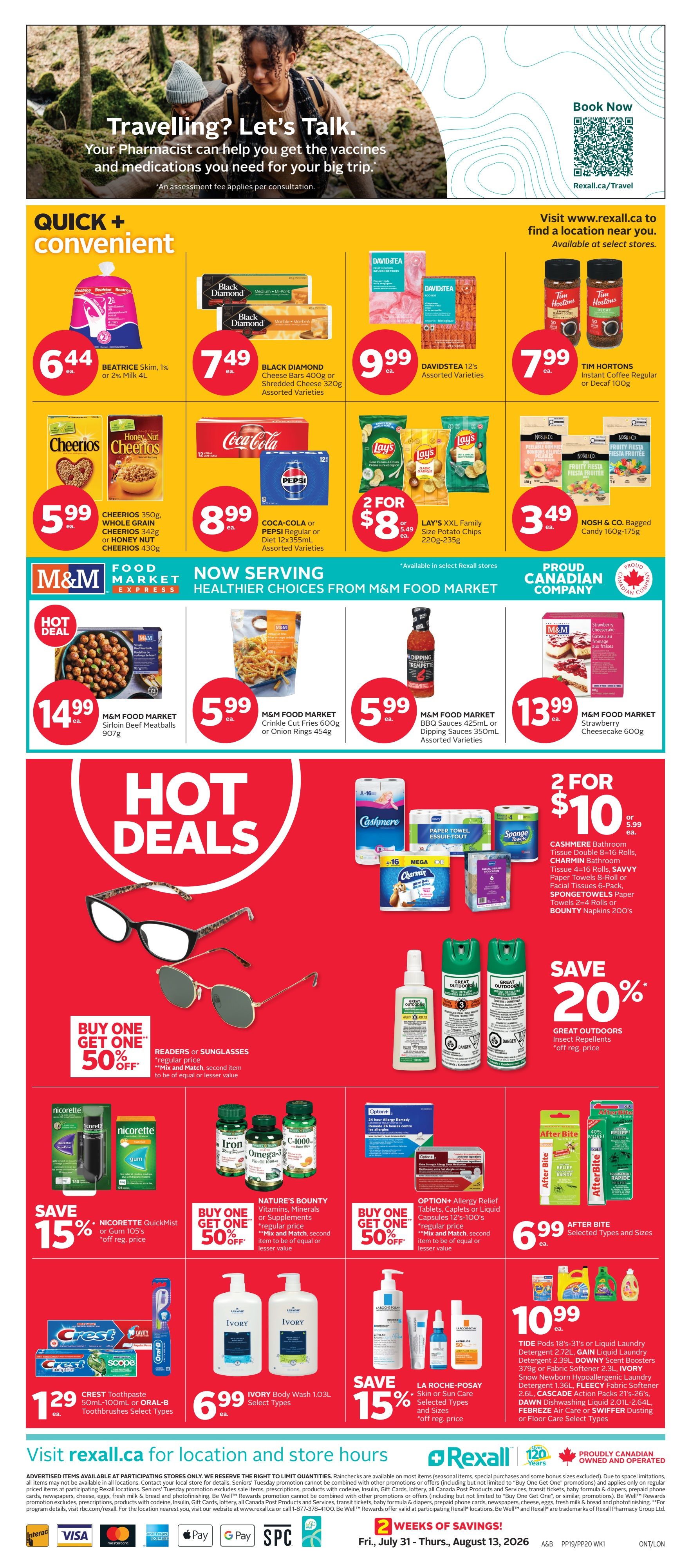 Rexall (ON) Flyer July 31 to August 13