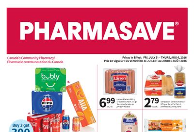 Pharmasave (NB) Flyer July 31 to August 6