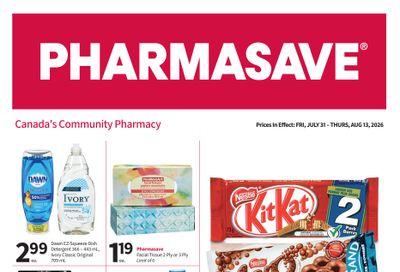 Pharmasave (ON) Flyer July 31 to August 13