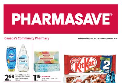 Pharmasave (West) Flyer July 31 to August 13