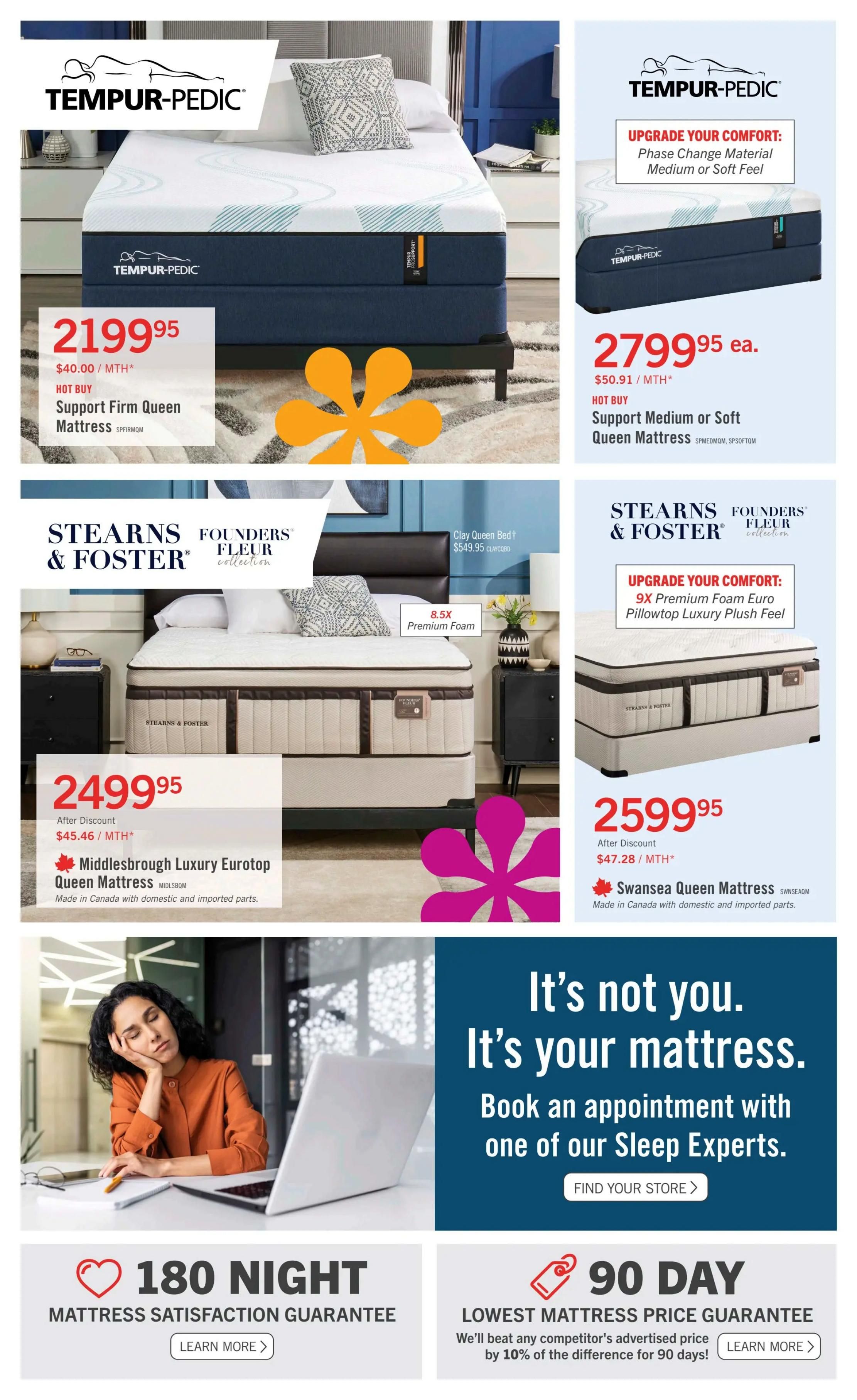 The Brick Mattress Store Flyer July 30 to August 12