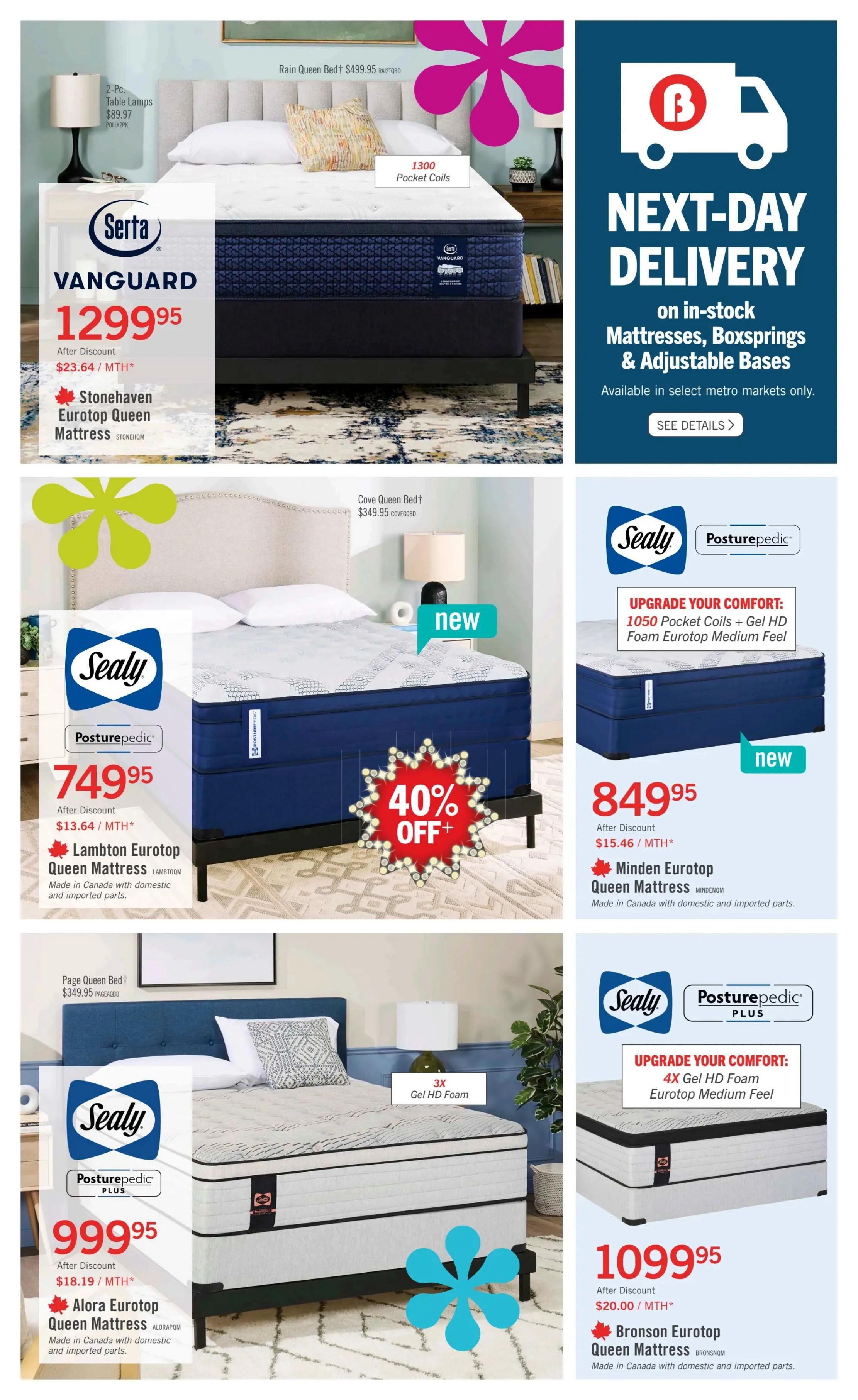 The Brick Mattress Store Flyer July 30 to August 12