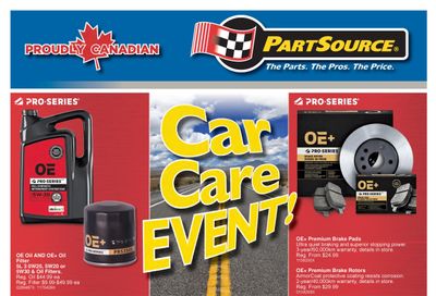PartSource Flyer July 31 to August 5