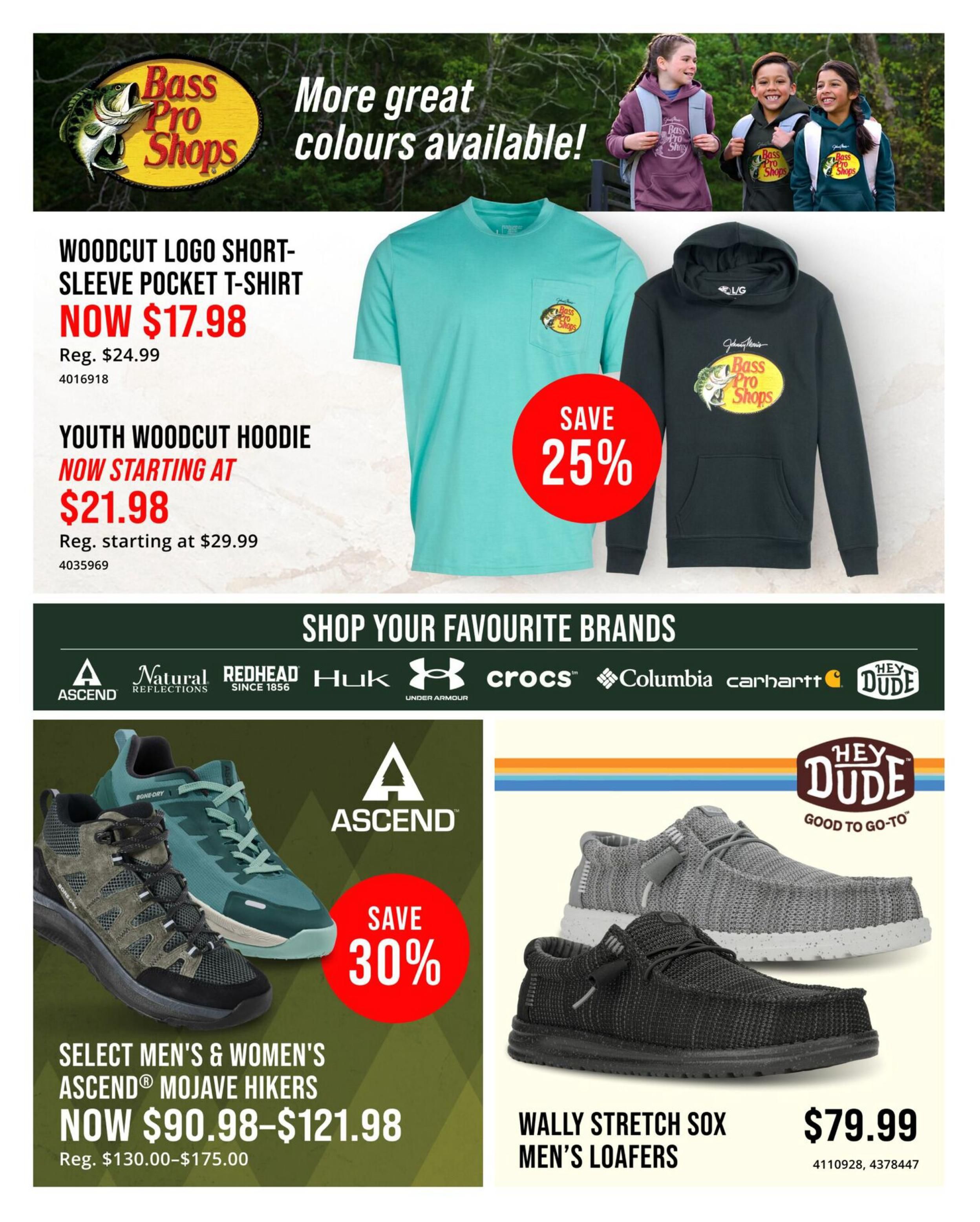 Bass Pro Shops Flyer July 30 to August 19