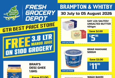 Fresh Grocery Depot Flyer July 30 to August 5