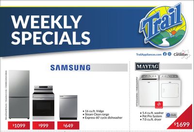 Trail Appliances (AB & SK) Flyer July 30 to August 5