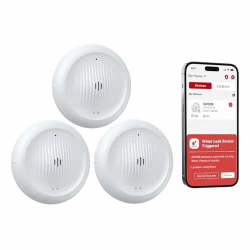 Amazon.ca: Wifi Water Leak Sensors with Alarm (3pack) - $59 Amazon.ca: Wifi Water Leak Sensors with Alarm (3pack) - $59