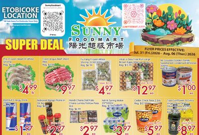 Sunny Foodmart (Etobicoke) Flyer July 31 to August 6