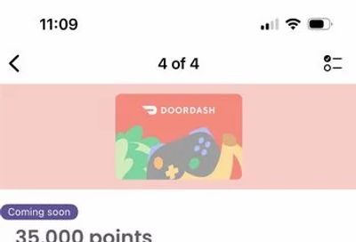 Shoppers Drug Mart: YMMV Door Dash Gift cards at Shoppers Drug Mart 35k PC points back