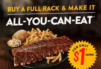 Swiss Chalet AYCE Ribs (buy a full rack +$1)