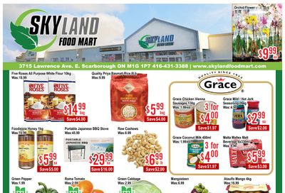 Skyland Food Mart Flyer July 31 to August 6