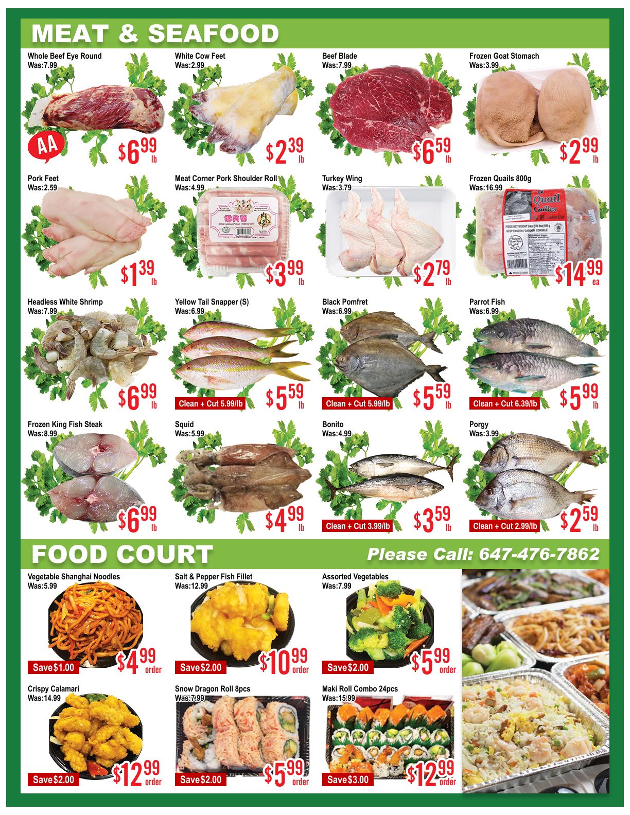 Skyland Food Mart Flyer July 31 to August 6