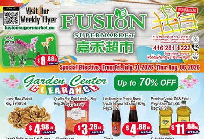 Fusion Supermarket (Scarborough) Flyer July 31 to August 6