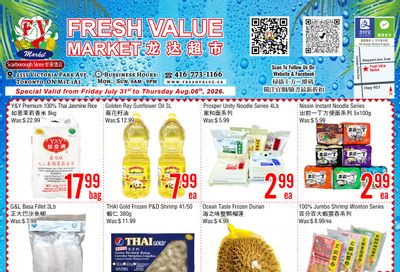 Fresh Value (Scarborough) Flyer July 31 to August 6