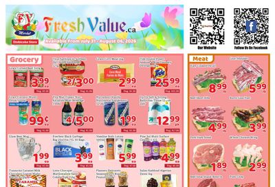 Fresh Value (Etobicoke) Flyer July 31 to August 6