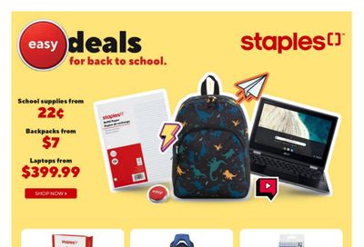 Staples Flyer July 31 to August 5